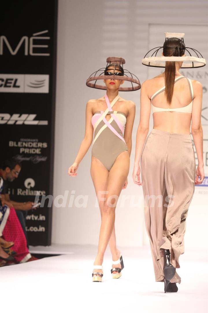 Celebs at Shrivan - Narresh's show at Lakme Fashion Week 2012 Day 1