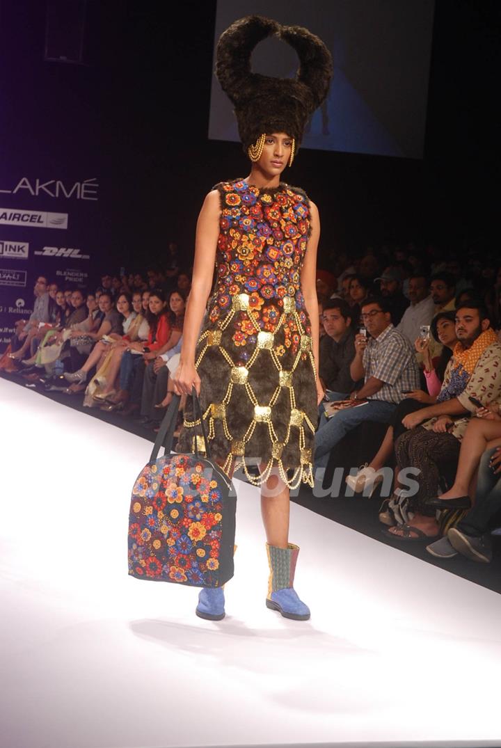 Gen Next show at Lakme Fashion Week day 1 at Grand Hyatt in Mumbai. .