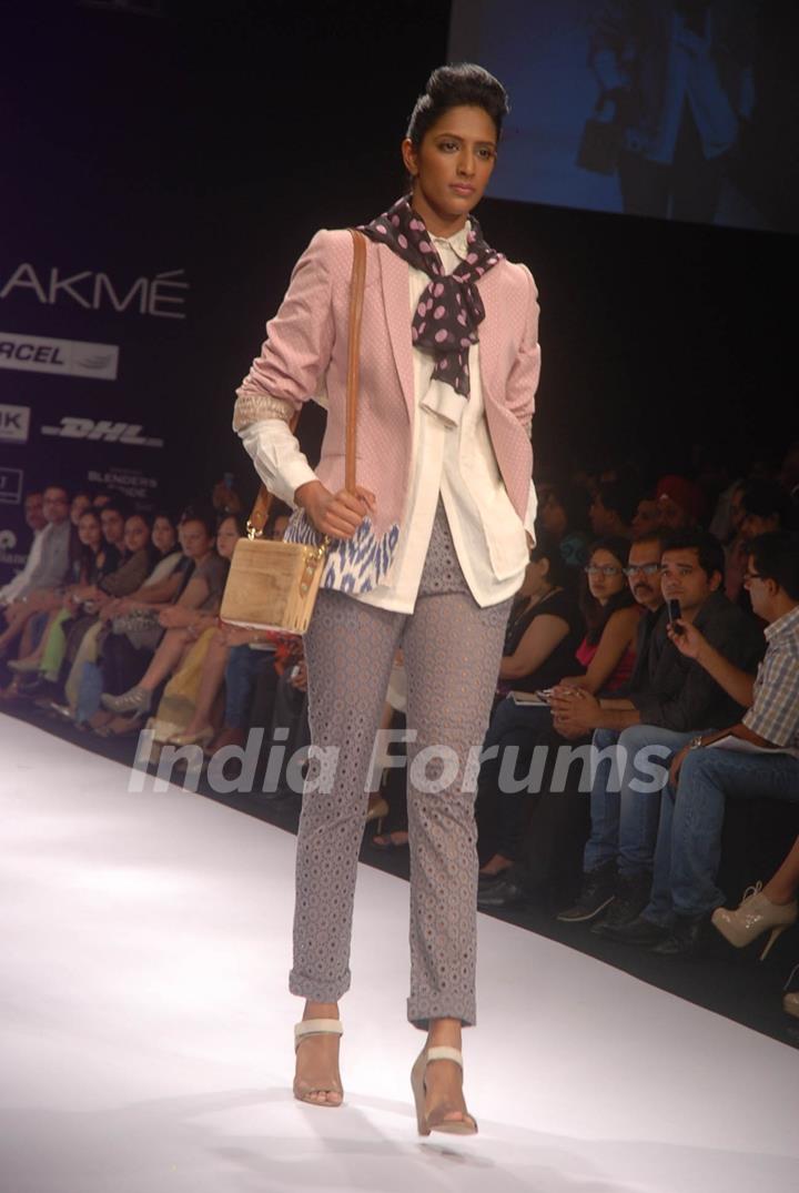 Gen Next show at Lakme Fashion Week day 1 at Grand Hyatt in Mumbai. .