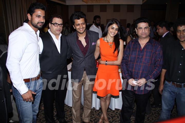 Ritesh Deshmukh, Genelia Dsouza at success Party Of Tere Naal Love Ho Gaya