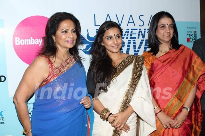 Vidya Balan at Lavasa Women's Drive event.