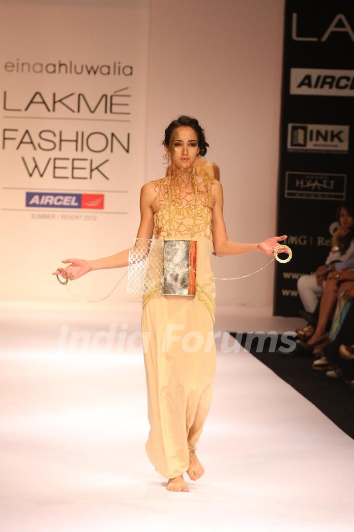 Eina Ahluwalia Show at Lakme Fashion Week Summer / Resort 2012