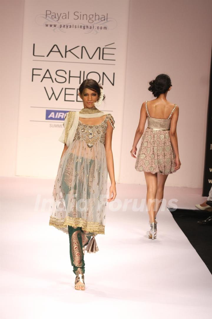 Payal Singhal Show at Lakme Fashion Week Summer / Resort 2012