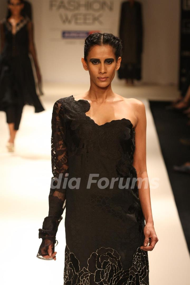 Krishna Mehta Show at Lakme Fashion Week Summer / Resort 2012