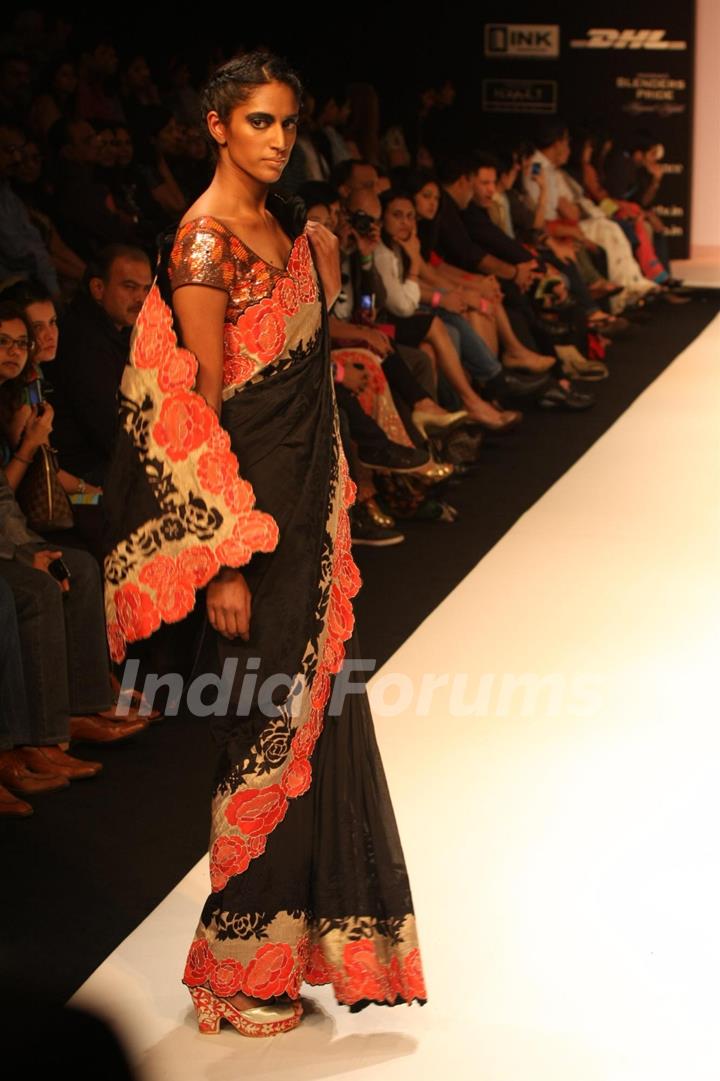 Krishna Mehta Show at Lakme Fashion Week Summer / Resort 2012