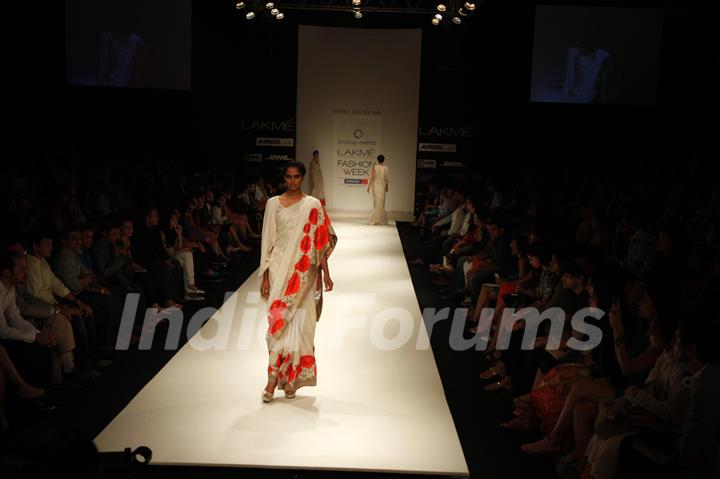 Krishna Mehta Show at Lakme Fashion Week Summer / Resort 2012