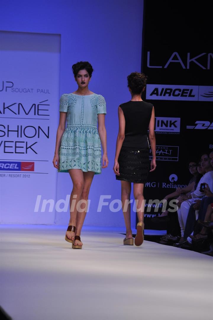 Sougat Paul Show at Lakme Fashion Week Summer / Resort 2012