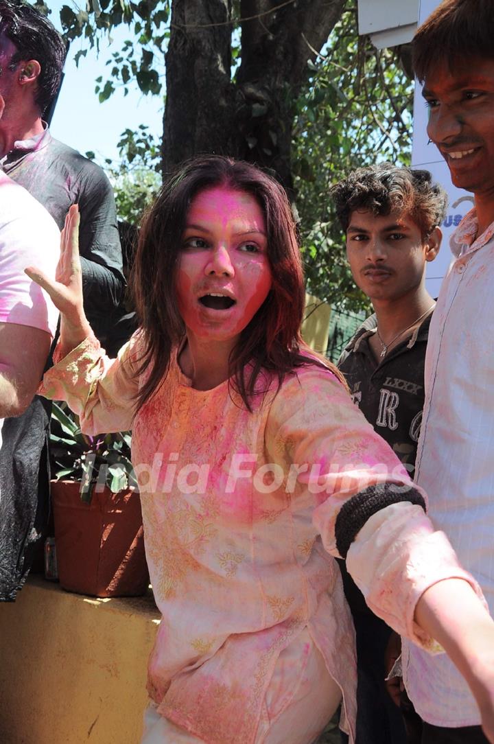 Celebs at Zoom Holi bash. .