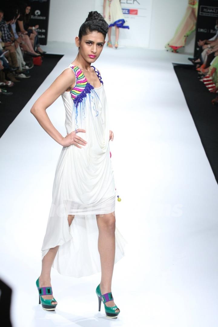 Archana Kochhar fashion show at LFW Summer/Resort 2012 at Hotel Grand Hyatt in Kalina, Mumbai