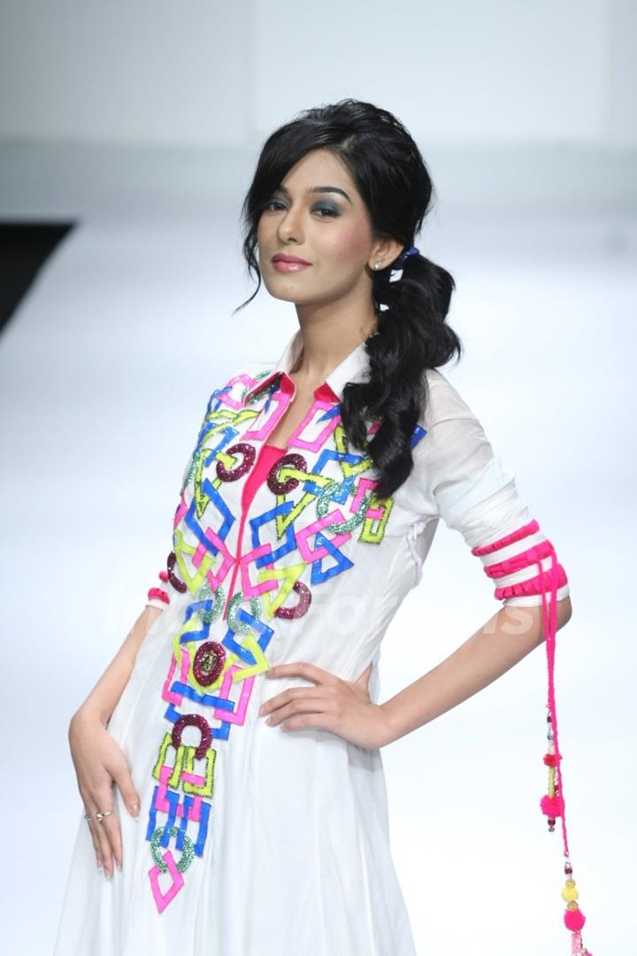 Archana Kochhar fashion show at LFW Summer/Resort 2012 at Hotel Grand Hyatt in Kalina, Mumbai