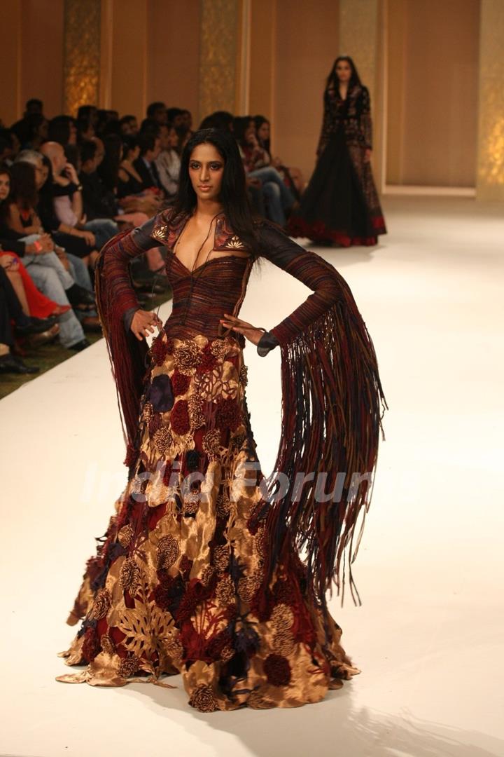 Designer Rohit Bal fashion show at Grand Finale of LFW Summer / Resort 2012 at Hotel Grand Hyatt in Kalina, Mumbai