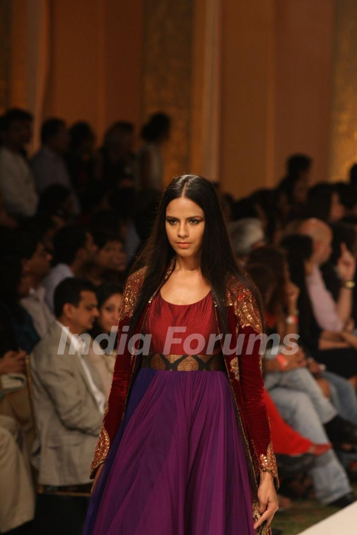 Designer Rohit Bal fashion show at Grand Finale of LFW Summer / Resort 2012 at Hotel Grand Hyatt in Kalina, Mumbai