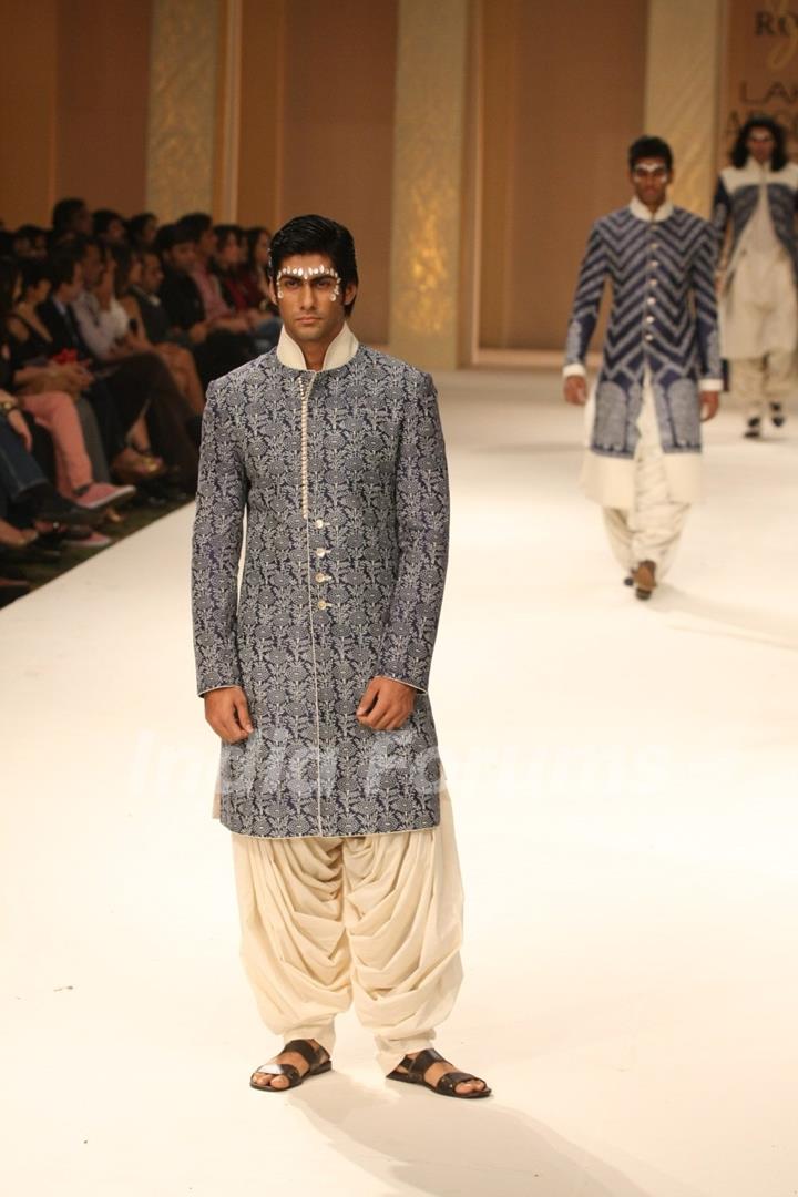 Designer Rohit Bal fashion show at Grand Finale of LFW Summer / Resort 2012 at Hotel Grand Hyatt in Kalina, Mumbai