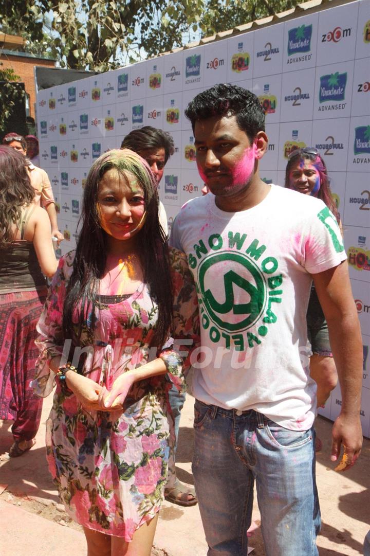 Celebs at Zoom Holi bash