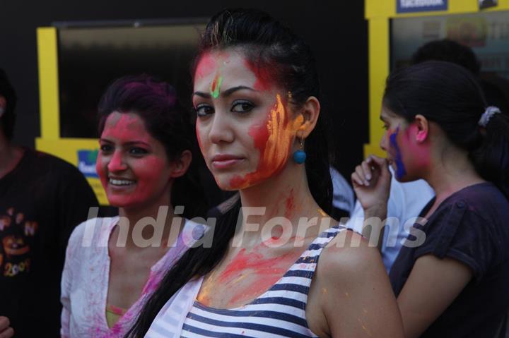 Celebs at Zoom Holi bash