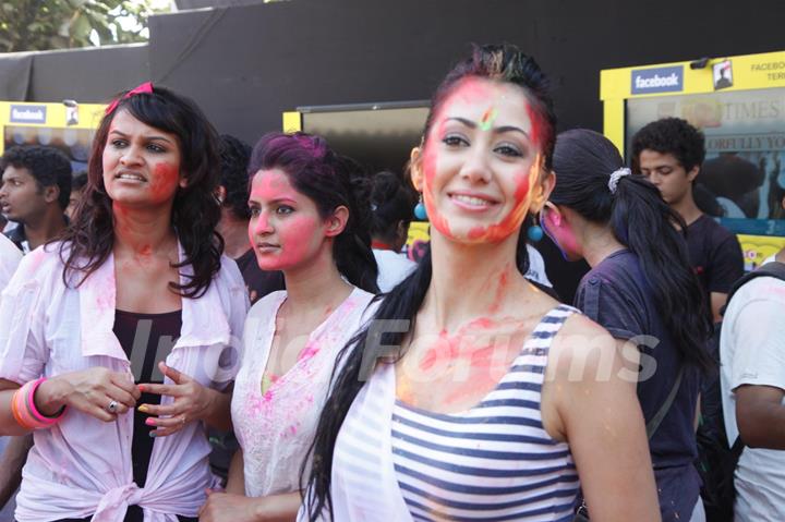 Celebs at Zoom Holi bash