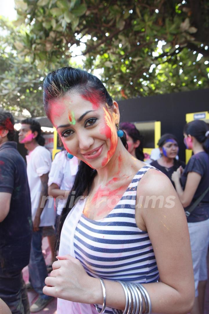 Celebs at Zoom Holi bash