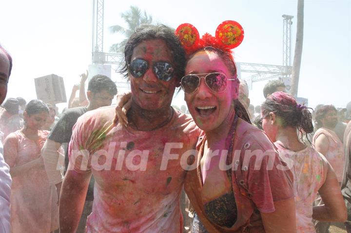 Celebs at Zoom Holi bash