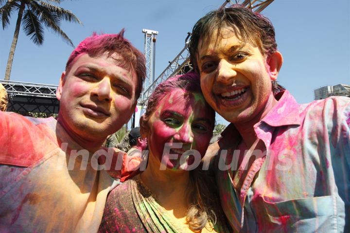 Celebs at Zoom Holi bash