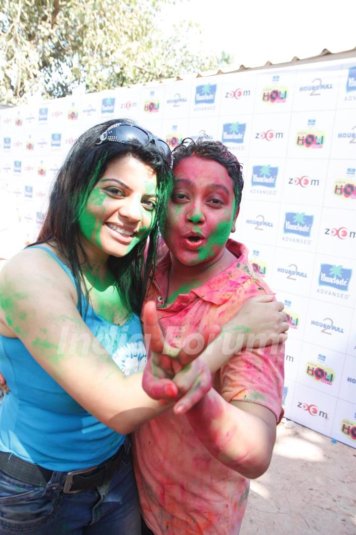 Celebs at Zoom Holi bash