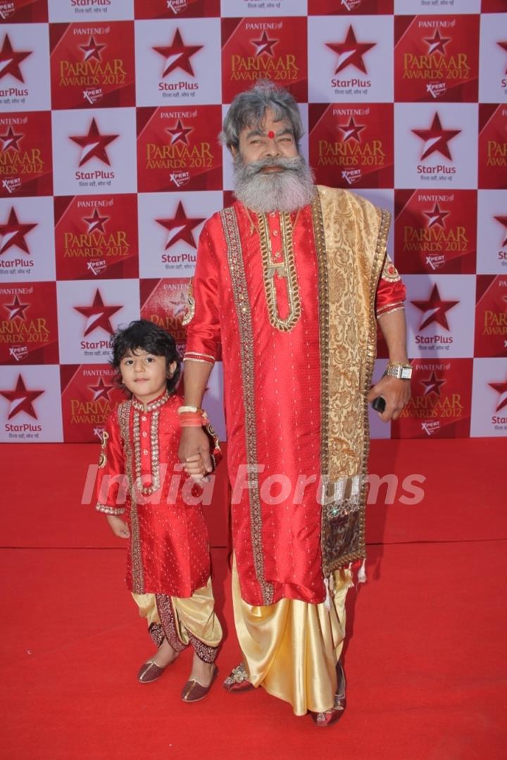 Anupam Shyam Ojha at STAR Parivaar Awards Red Carpet