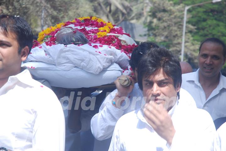 Joy Mukherjee funeral. .