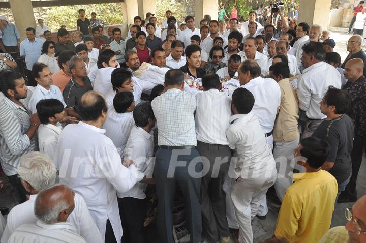 Joy Mukherjee funeral. .