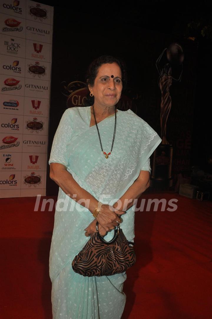 Usha Nadkarni at Global Indian Film & TV Honours Awards 2012