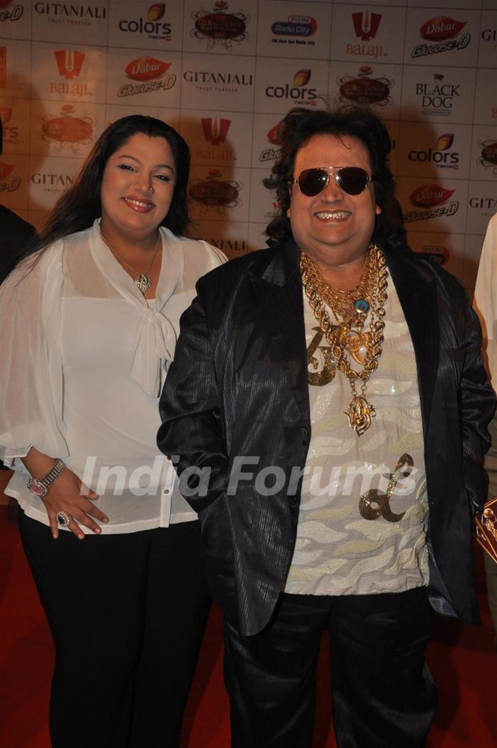 Bappi Lahiri at Global Indian Film & TV Honours Awards 2012