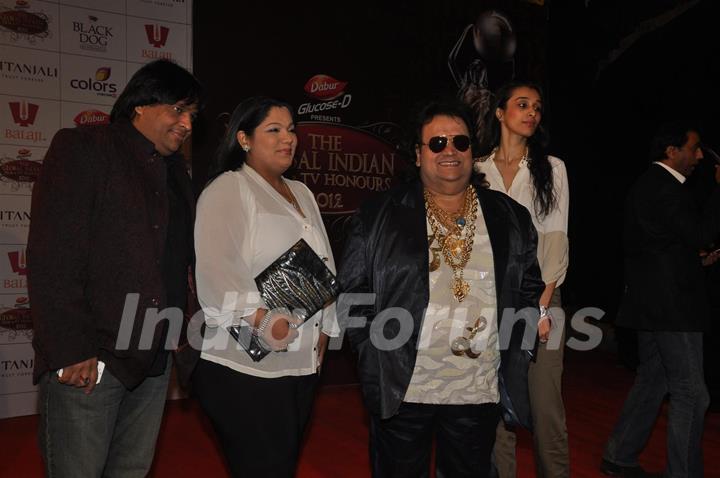 Bappi Lahiri at Global Indian Film & TV Honours Awards 2012