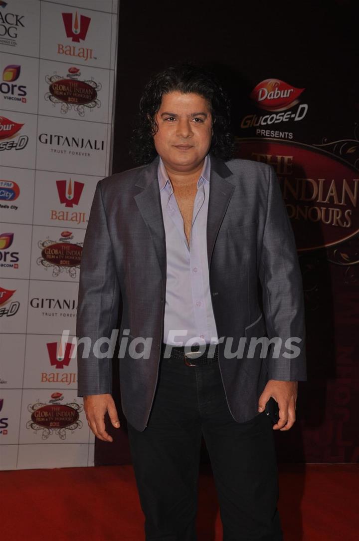 Sajid Khan at Global Indian Film & TV Honours Awards 2012
