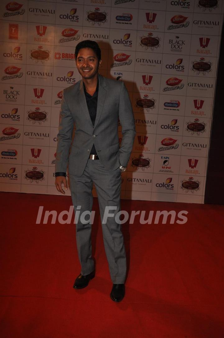 Shreyas Talpade at Global Indian Film & TV Honours Awards 2012