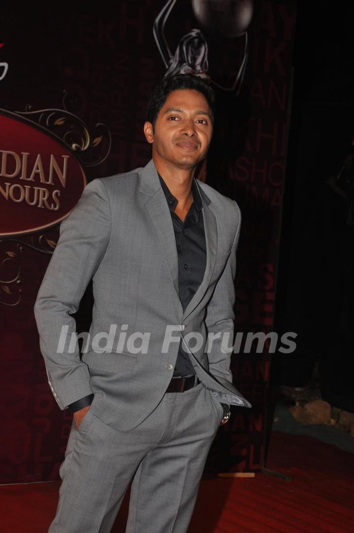 Shreyas Talpade at Global Indian Film & TV Honours Awards 2012