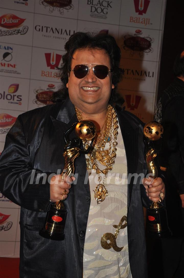 Bappi Lahiri at Global Indian Film & TV Honours Awards 2012