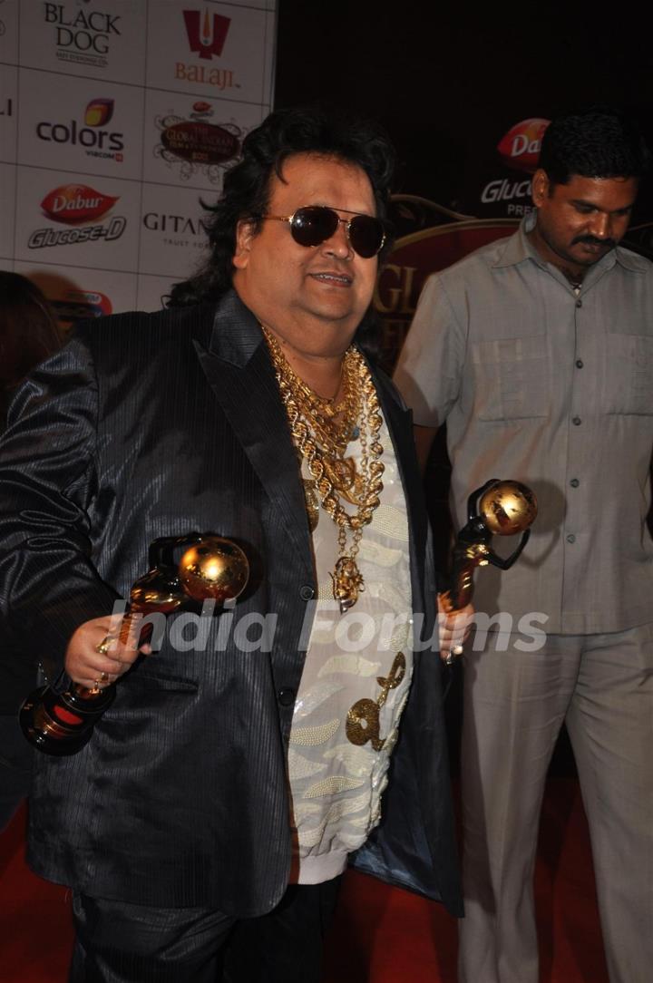 Bappi Lahiri at Global Indian Film & TV Honours Awards 2012