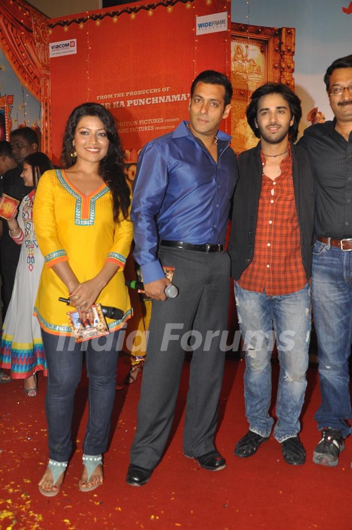 Salman Khan at Music Release of Movie Bittoo Boss in Mumbai