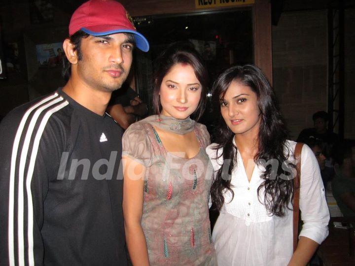 Sushant Singh Rajput and Ankita Lokhande and Mukti Mohan