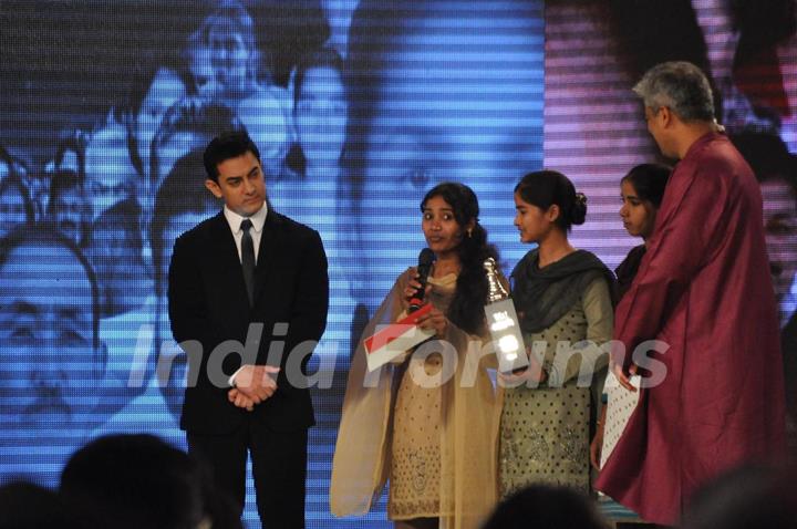 Aamir Khan at CNN IBN Heroes Awards