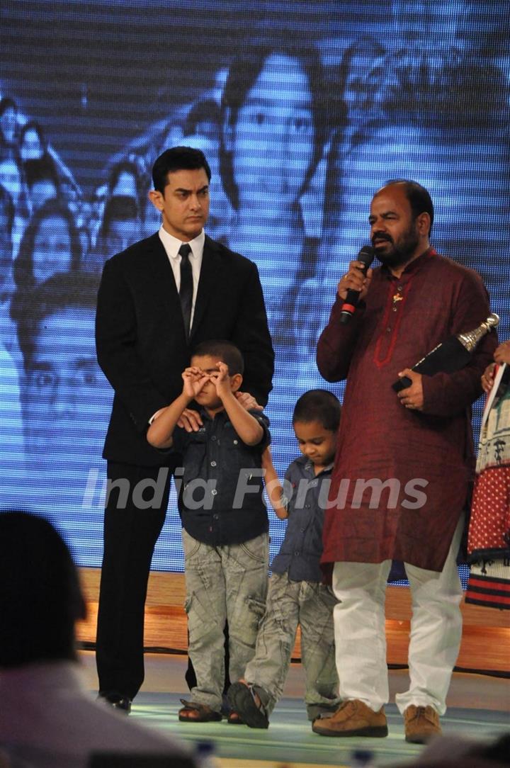 Aamir Khan at CNN IBN Heroes Awards