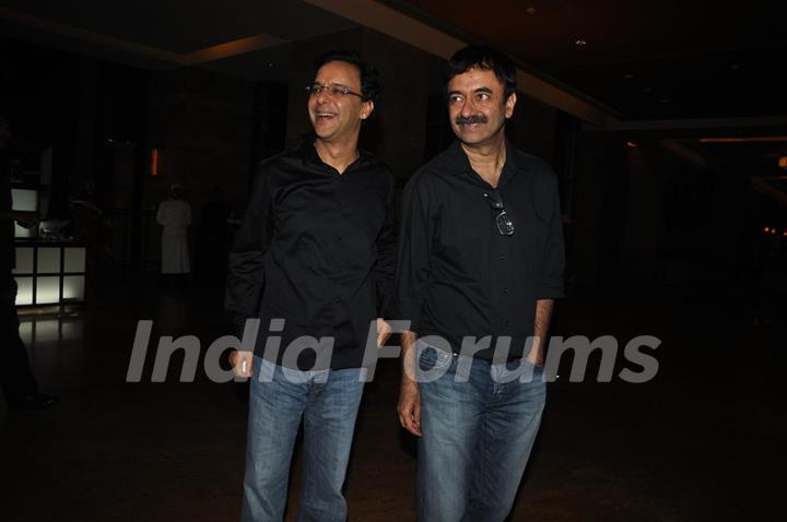 Vidhu Vinod Chopra and Rajkumar Hirani at CNN IBN Heroes Awards