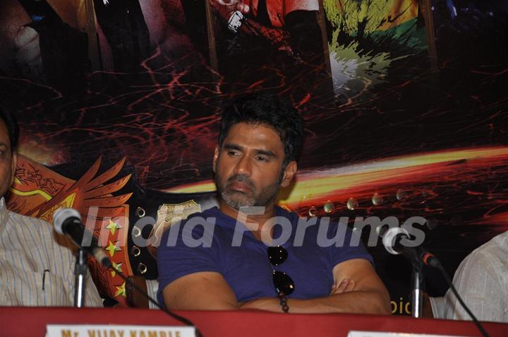 Suniel Shetty at EPW-Saviours India's 1st Pro-Wrestling Show