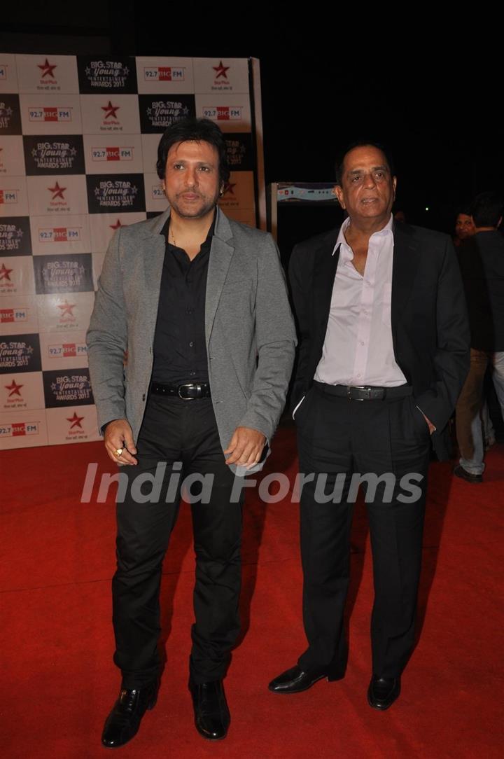 Govinda at BIG STAR Young Entertainer Awards 2012