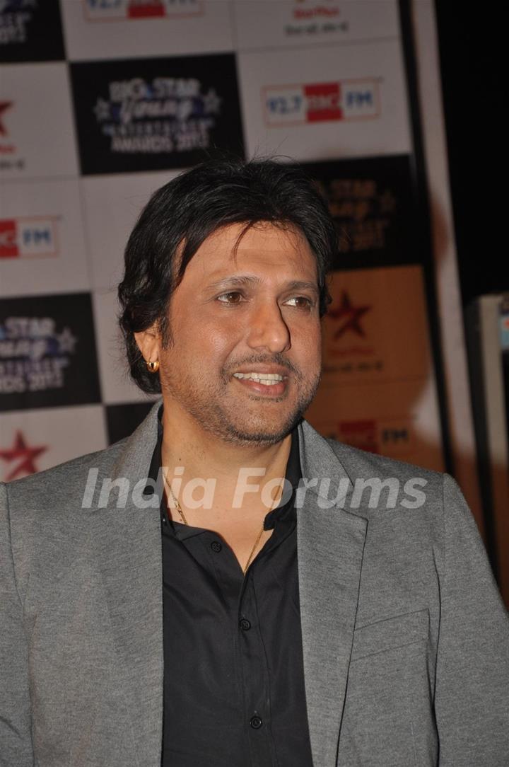 Govinda at BIG STAR Young Entertainer Awards 2012