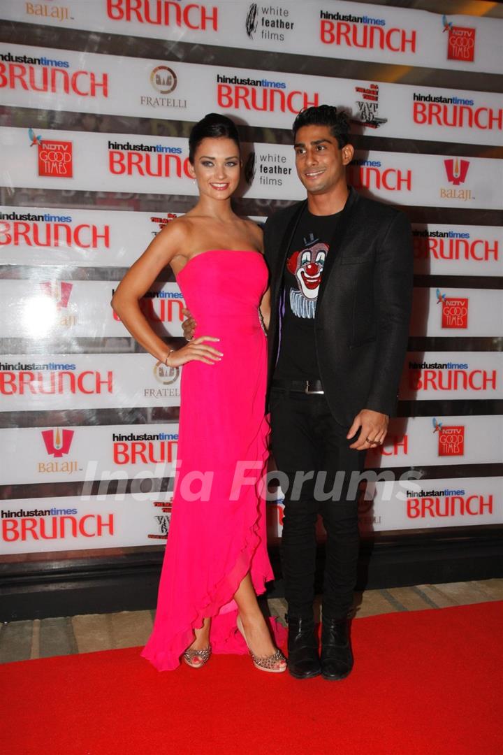 Prateik & Amy at Hindustan Times Brunch Dialogues event at Hotel Taj Lands End in Mumbai