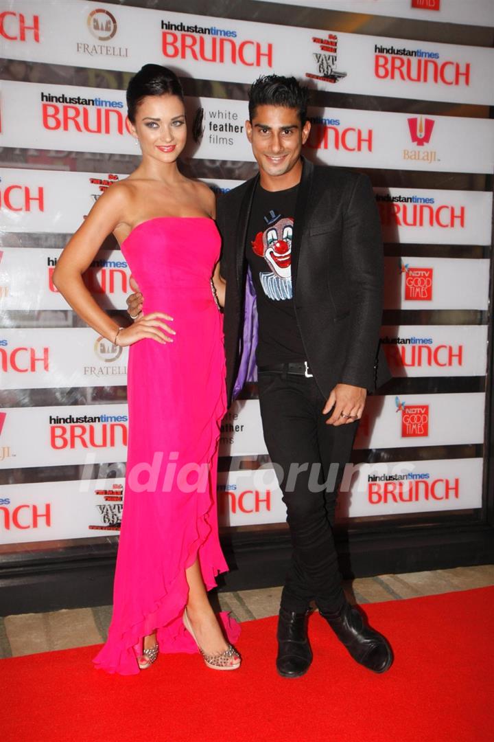 Prateik Babbar and Amy at Hindustan Times Brunch Dialogues event at Hotel Taj Lands End in Mumbai