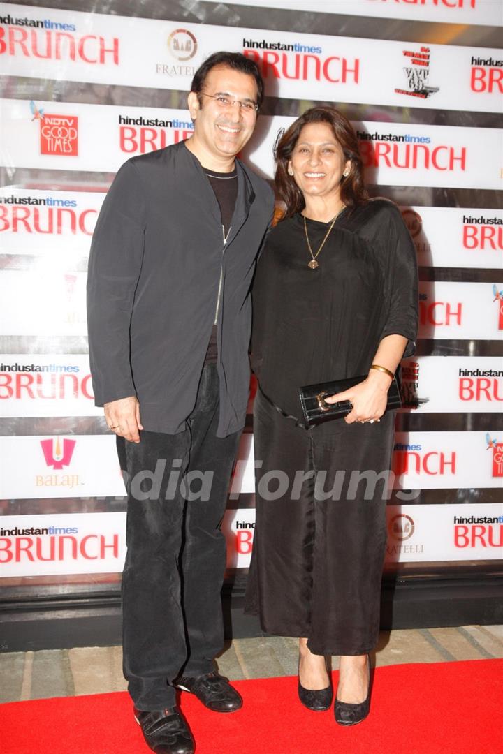 Archana & Parmeet at Hindustan Times Brunch Dialogues event at Hotel Taj Lands End in Mumbai