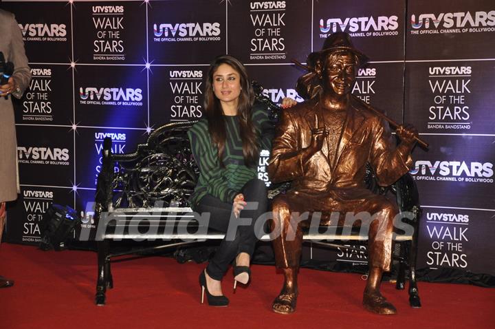 Kareena Kapoor unveil UTV Stars &quot;Walk of the Stars'