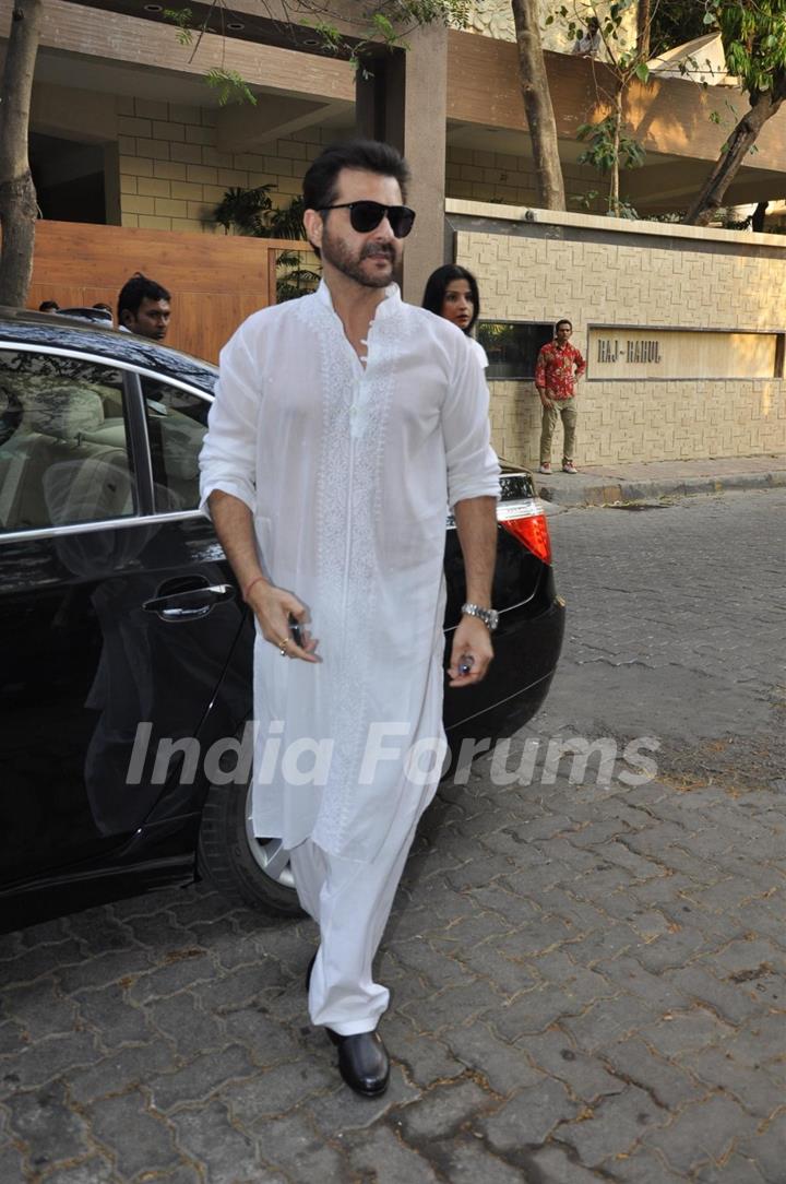 Sanjay Kapoor at chautha of Mona Kapoor