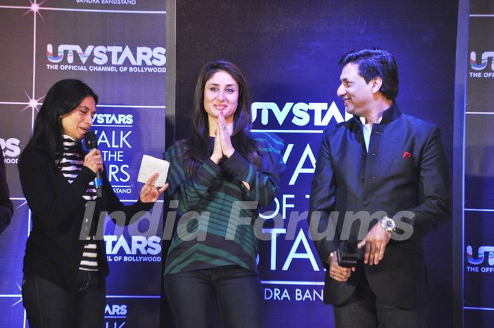 Kareena, Randhir and Madhur unveil UTVSTARS' 'Walk Of The Stars'