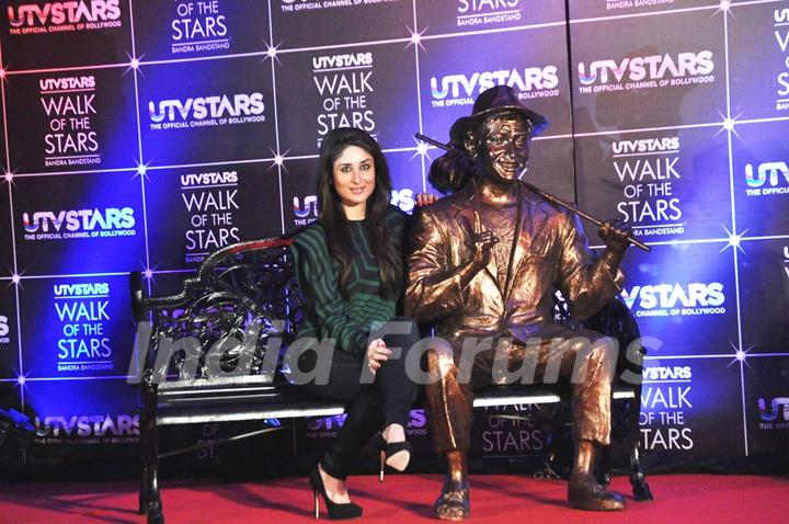 Kareena, Randhir and Madhur unveil UTVSTARS' 'Walk Of The Stars'